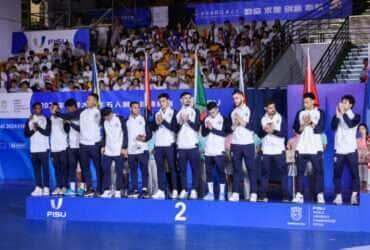 Mato Grosso é vice-campeão Mundial Universitário de Futsal na China  - Foto por: Divulgação
