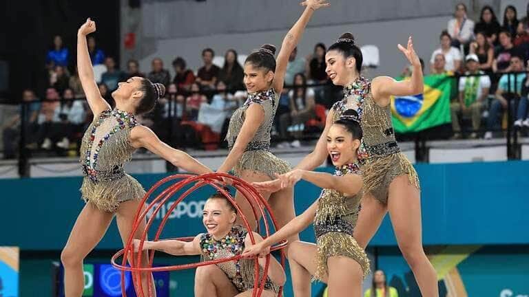 Brasil tem nota histórica na ginástica rítmica e mostra força para Mundial 2025 - divulgação