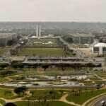 Brasília (DF) - 05/09/2023 - Vista da Esplanada dos Ministérios preparada para receber o desfile de 7 de setembro Foto: Joédson Alves/Agência Brasil