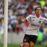 Pedro marca na vitória por 6 a 1 do Flamengo contra o Vasco no Maracanã, pela sétima rodada do Brasileiro, em 02/06/2024 Por: Reprodução Instagram/Flamengo