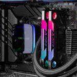geil pc build with rgbs but very clean design