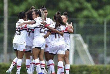 são paulo, botafogo, brasileiro feminino Por: Staff Images/CBF/Direitos Reservados