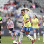 Tamires, seleção brasileira feminina, SheBelileves Cup 2024 Por: Lívia Villas Boas/CBF/Direitos Reservados