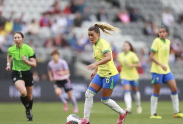 Tamires, seleção brasileira feminina, SheBelileves Cup 2024 Por: Lívia Villas Boas/CBF/Direitos Reservados