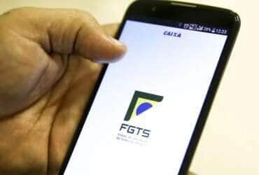 Aplicativo Caixa Econômica Federal- FGTS. Por: Marcelo Camargo/Agência Brasil