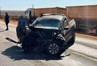 Acidente na BR-163 em Nova Mutum deixa um motorista morto