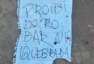 Jovem é encontrado morto em Sinop com bilhete intimidatório ao lado do corpo