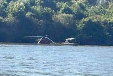 Helicóptero dos Bombeiros faz pouso de emergência entre Mato Grosso e Goiás; piloto fica ferido