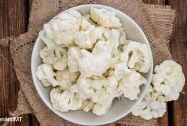 Receita com couve-flor