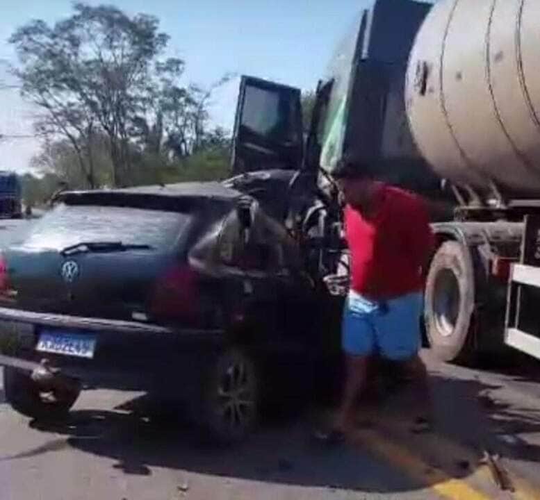 Dois morrem em colisão frontal na BR-163 em Rosário Oeste