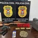 Polícia Civil apreende armas e munições de investigado por violência doméstica em Lucas do Rio Verde