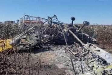 Piloto sai ileso após queda de avião em plantação de algodão na MT-423