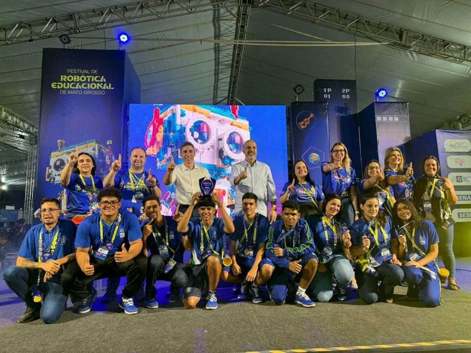 12 equipes da Rede Estadual vencem disputas do 1º Festival de Robótica Educacional de Mato Grosso