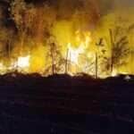 Incêndio ameaça aldeia Umutina no Pantanal e mobiliza bombeiros