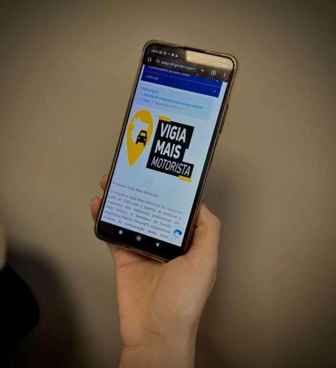 Condutores e mototaxistas podem aderir ao aplicativo Vigia Mais Motorista em Mato Grosso