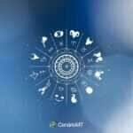 Signos do Zodíaco Horóscopo com fundo estrelado. - CenárioMT