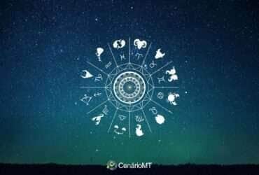 Signos do Zodíaco Horóscopo com fundo estrelado. - CenárioMT