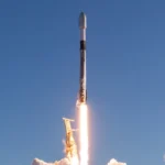 spacex falcon 9 voando