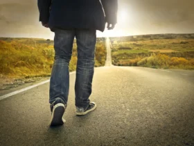 Caminhando, pé Direito