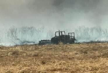 Incêndio florestal mobiliza Corpo de Bombeiros em Lucas do Rio Verde