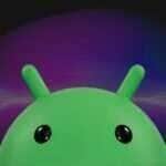avatar android em frente a linhas do gemini