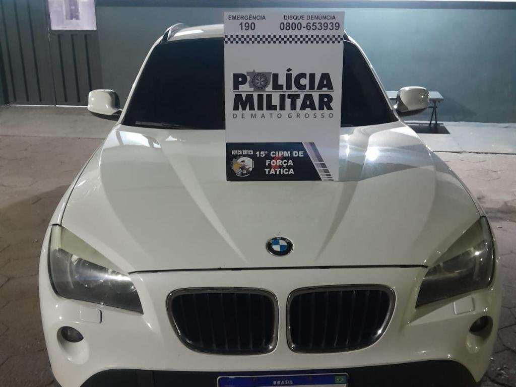 Imagem da apreensão da droga