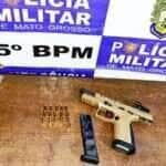 Homem é preso por porte ilegal de arma em Rondonópolis após denúncias de alta velocidade