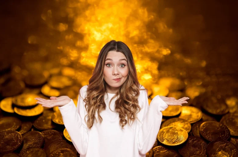 Mulher, dinheiro, dúvida, quem eu sou