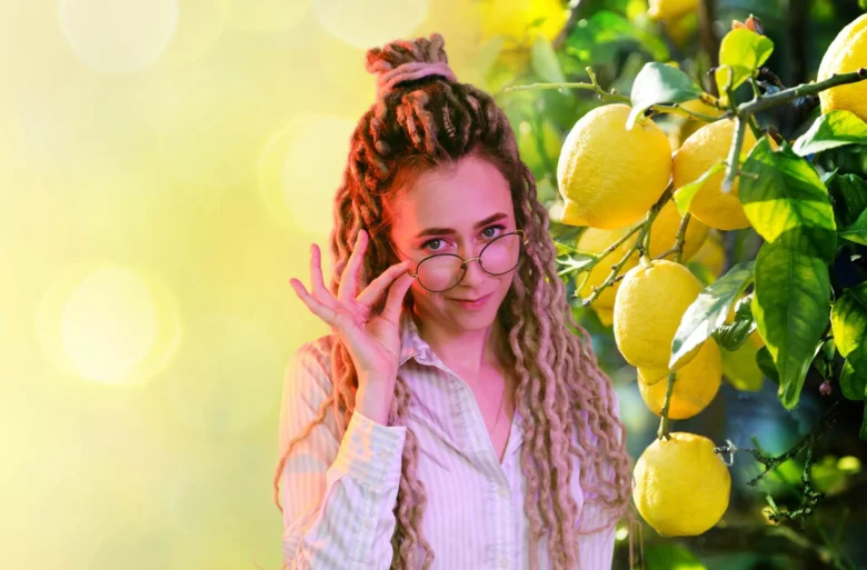 Mulher faz de um limão uma limonada