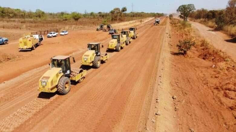 Obra na BR-158 em Mato Grosso sob investigação por irregularidades ambientais