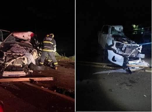 Homem morre em colisão entre caminhonete e caminhão na MT-240