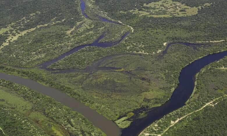 Brasília (DF) 21/05/2024 - Fotos feitas durante sobrevoo no norte da Bahia e parte do Piauí no início do mês
Áreas de encraves de Mata Atlântica no cerrado.
Foto: Thomas Bauer/ SOS Mata Atlântica