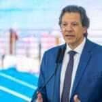 Brasília (DF), 30/10/2024 - Ministro da Fazenda Fernando Haddad fala durante cerimônia Nova Indústria Brasil - Missão 3: Infraestrutura, Saneamento, Moradia e Mobilidade Sustentáveis para a Integração Produtiva e o Bem-Estar nas Cidades. Foto: Diogo Zacarias/MF