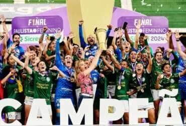 Palmeiras é campeão do Paulistão Feminino com vitória nos pênaltis sobre o Corinthians, em 20/11/2024