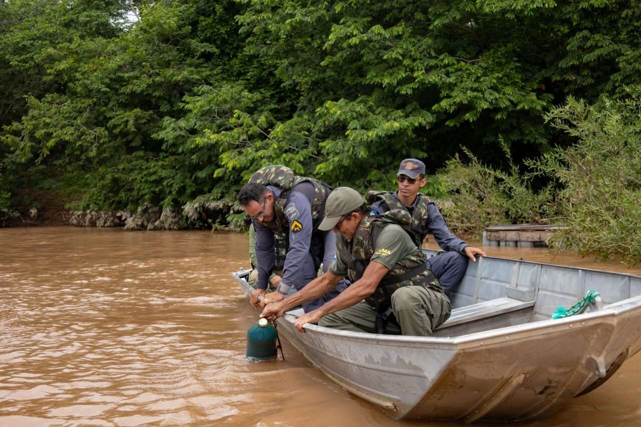 Imagem ilustrativa de fiscalização no período da piracema.