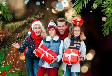 Família no natal