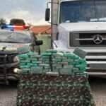 Gefron apreende 50 tabletes de drogas escondidos em caminhão-baú em Mato Grosso