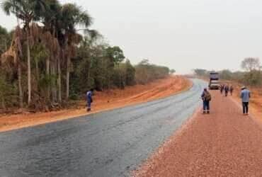 Sinfra proíbe trânsito de caminhões pesados na MT-246 em Mato Grosso
