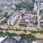 Santa Catarina 07/12/2024 Chuva intensa em Santa Catarina causa alagamentos e inundações em diversas regiões. Foto: Coredec/Santa Catarina.