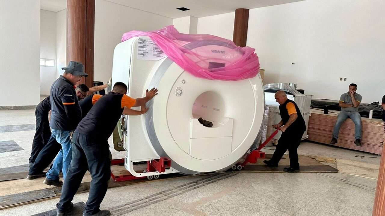 Equipamentos de ressonância magnética no Hospital Central