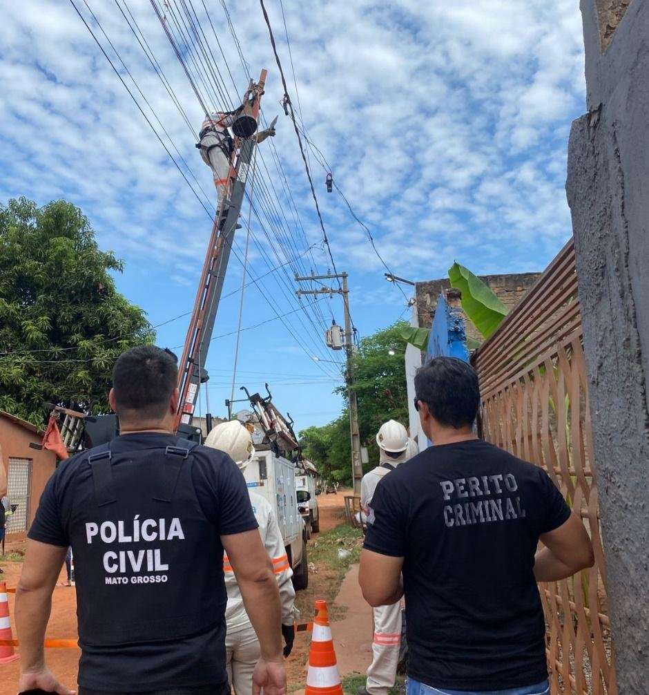 Fiscalização da Energisa em operação contra furto de energia