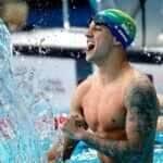 Guilherme Caribé fatura prata nos 100m livre do Mundial de piscina curta, em 12/12/2024