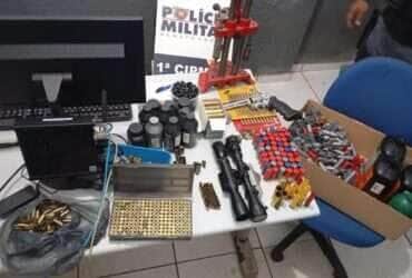 Arsenal de guerra: homem é preso por ameaçar matar a esposa e posse de 957 munições em Mato Grosso