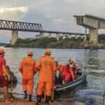 Brasília (DF) 22/12/2024 - Desabamento da ponte em rodovia federal que liga Aguiarnópolis a Estreito e determina força-tarefa para o local.
Foto: Bombeiros Militar/Governo do Tocantins