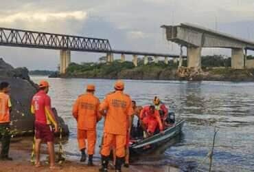 Brasília (DF) 22/12/2024 - Desabamento da ponte em rodovia federal que liga Aguiarnópolis a Estreito e determina força-tarefa para o local.
Foto: Bombeiros Militar/Governo do Tocantins