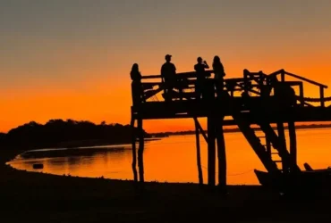 por do sol pessoas natureza
