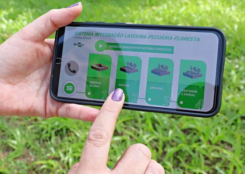 vitrine virtual embrapa celular na mao ronaldo rosa