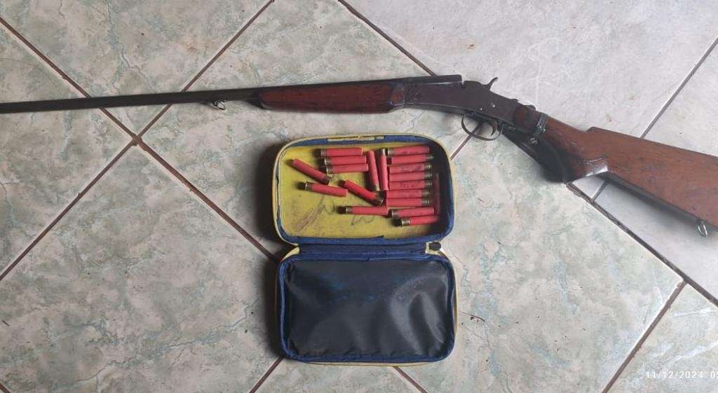 Material apreendido durante a operação