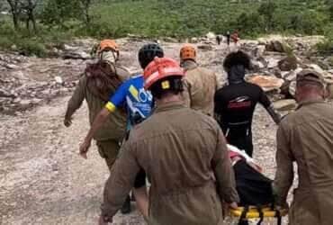 Trilheira se acidenta no Morro de Santo Antônio e é resgatada com ferimentos em Mato Grosso