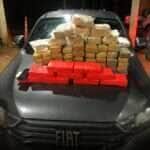 PRF apreende veículo clonado com 65 kg de drogas na BR-070 em Primavera do Leste